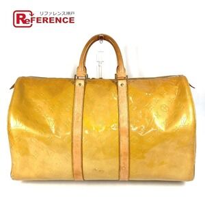 Louis Vuitton Monogram Vernis Patent Mercer Travel Bag Canvas Beige